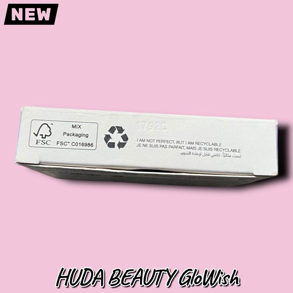New NIB HUDA BEAUTY GloWish Luminous Pressed Powder – Shade 07 Tan Light - Picture 6 of 9